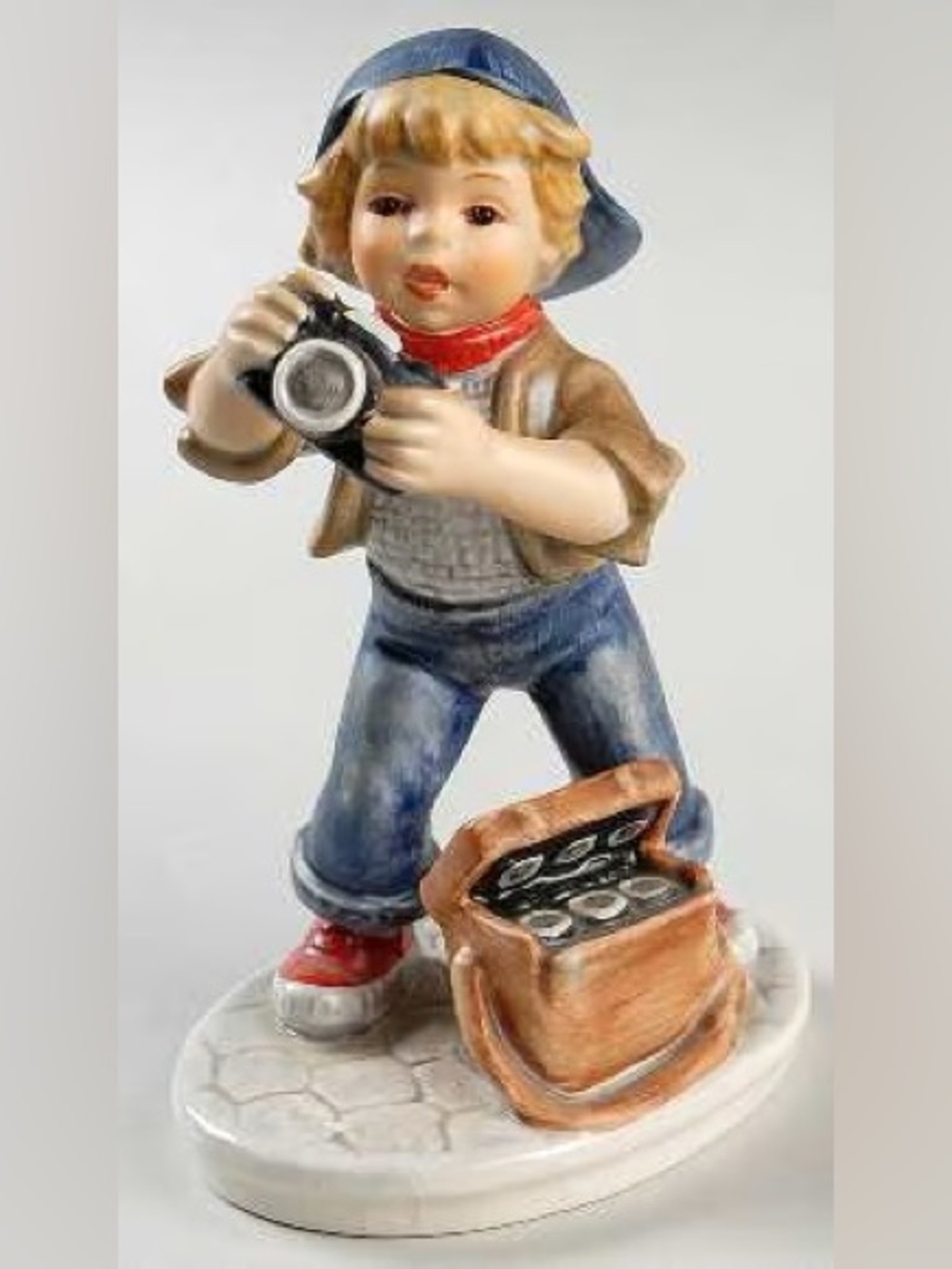 Goebel Hummel Figurine Little Photographer from the Today’s Children Series
